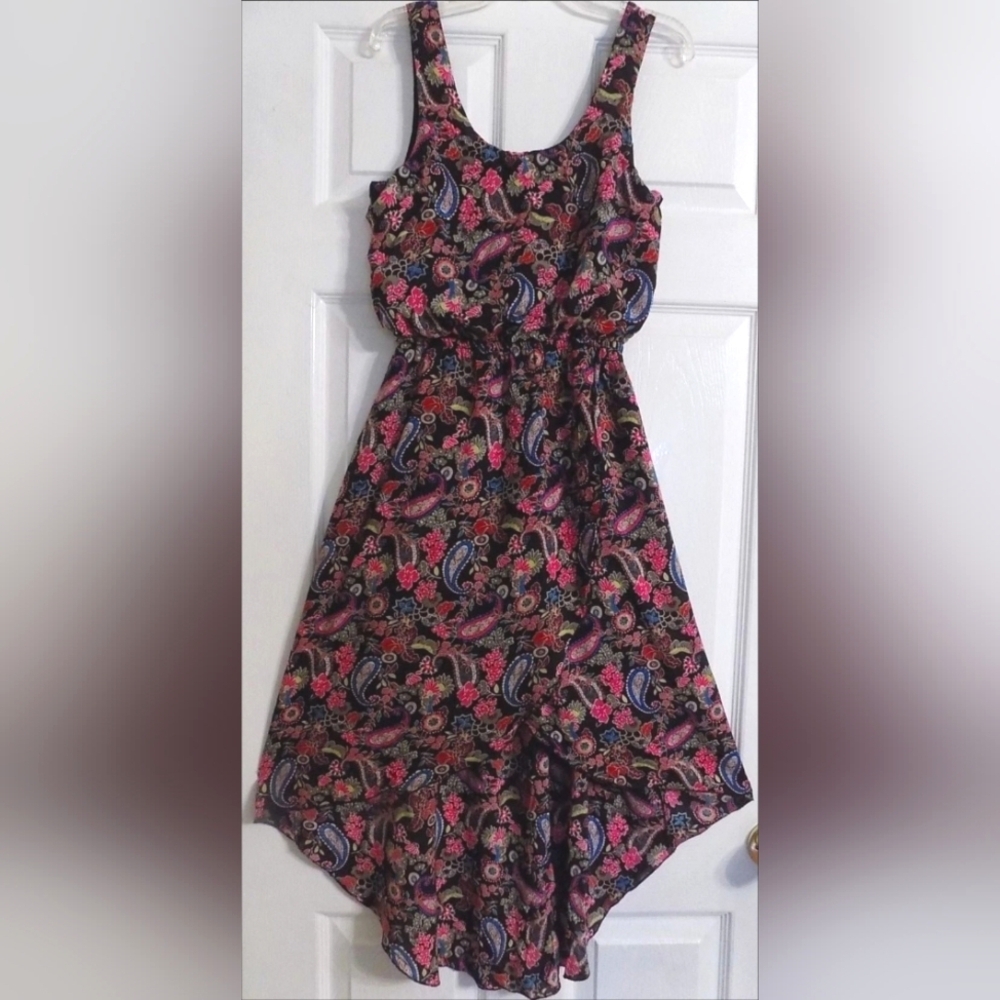 High Low Paisley Dress Size Medium